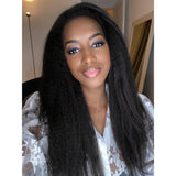 Perruque Lace Wig HD avec raie (5x5) Crépu - défrisé