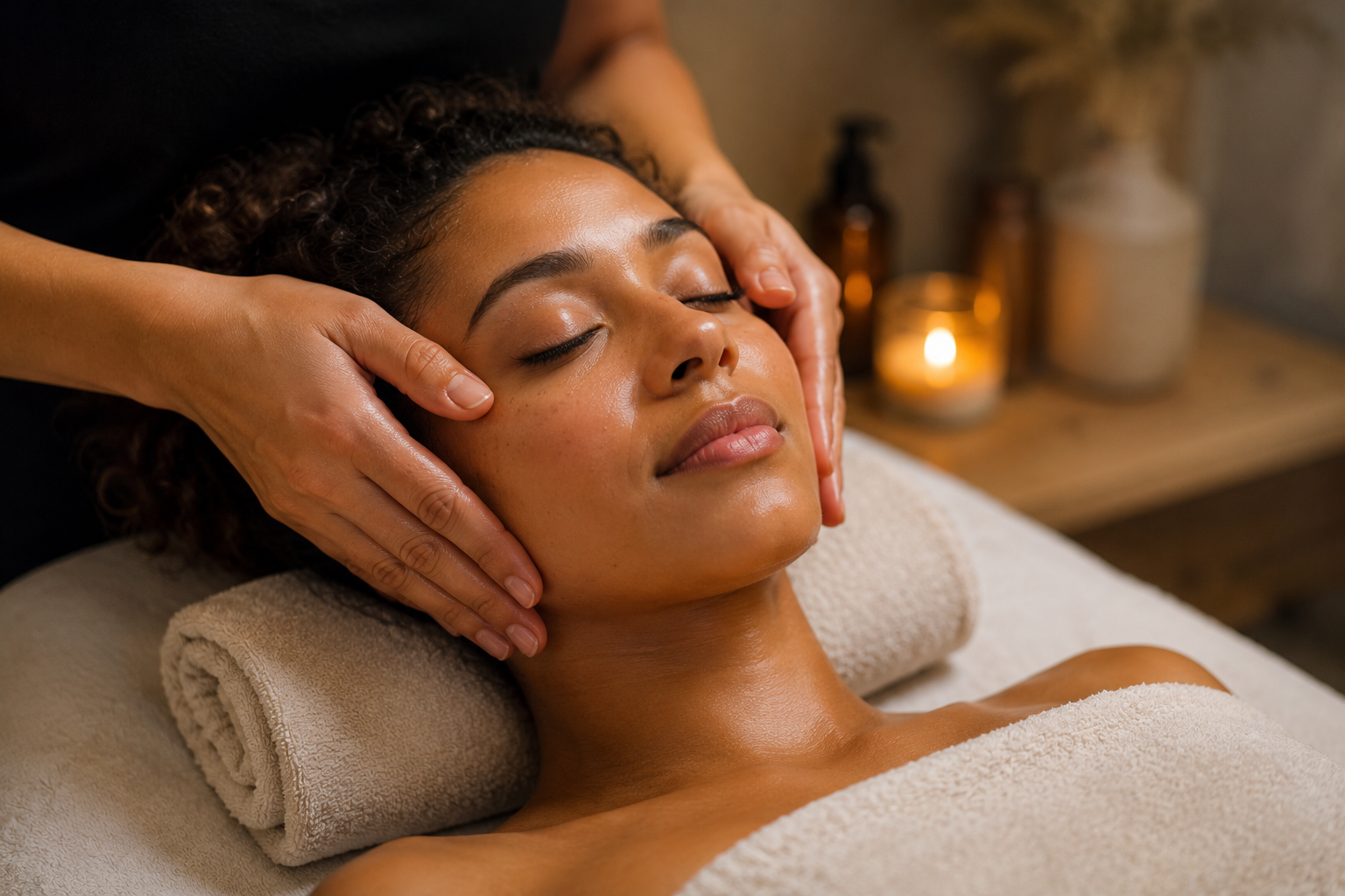 Massage Kobido du visage à la Maison HapsatouSy Marrakech