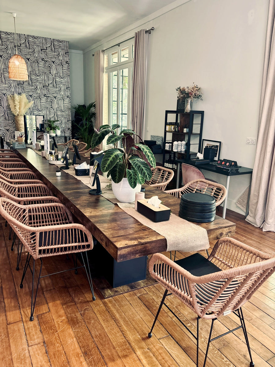 L'atelier et sa grande table