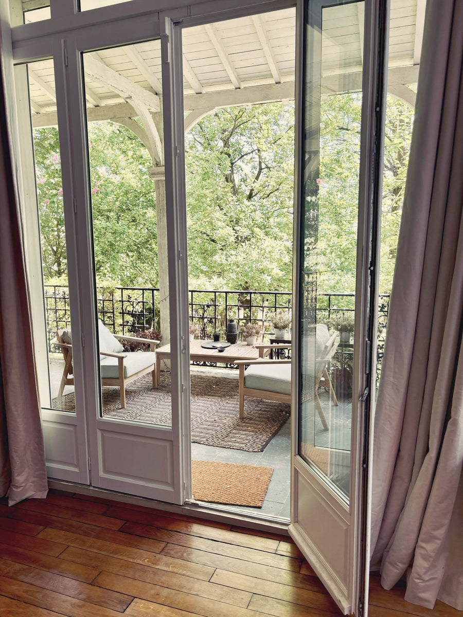 La terrasse sous la véranda